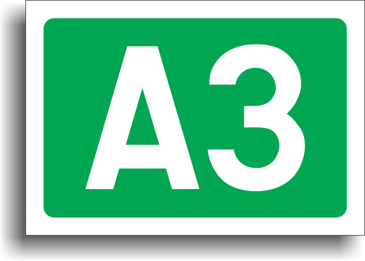 Simbolul si numarul autostrazii