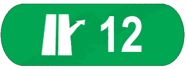Numarul nodului rutier de pe autostrada