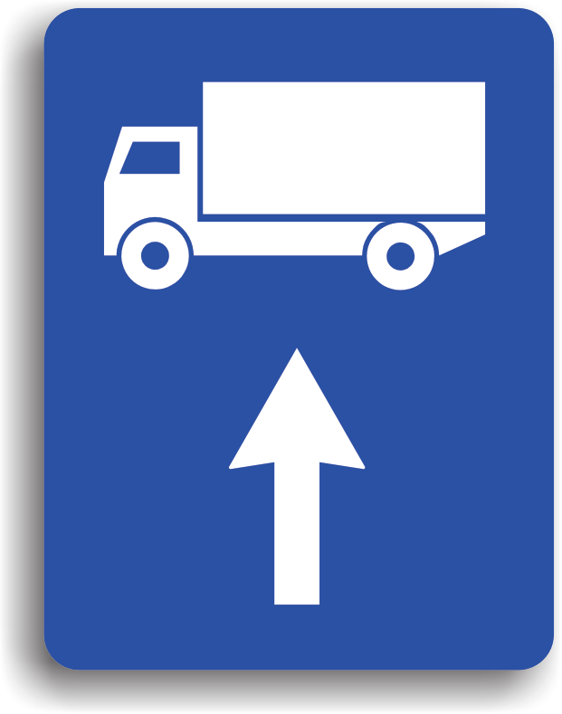 Traseu de urmat pentru anumite categorii de vehicule